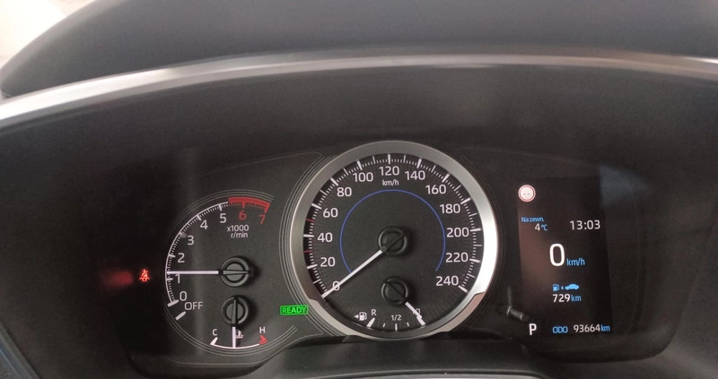 Toyota Corolla cena 87900 przebieg: 87221, rok produkcji 2019 z Sępólno Krajeńskie małe 326